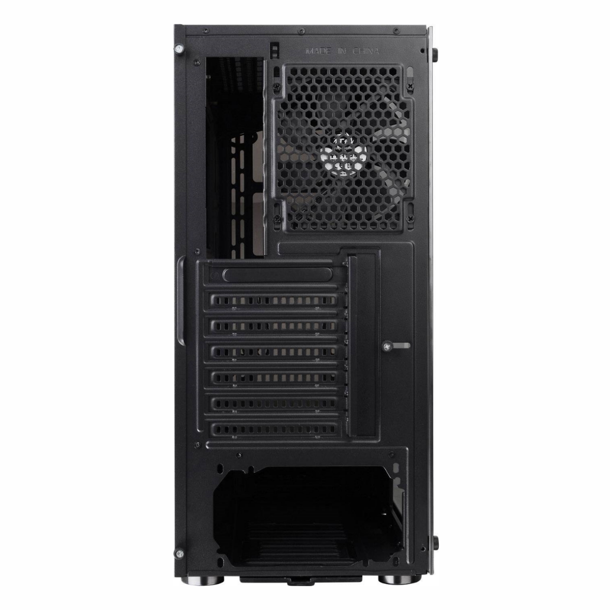 Gabinete Gamer V200 TG Black Vidrio Templado Thermaltake + Fuente 500W