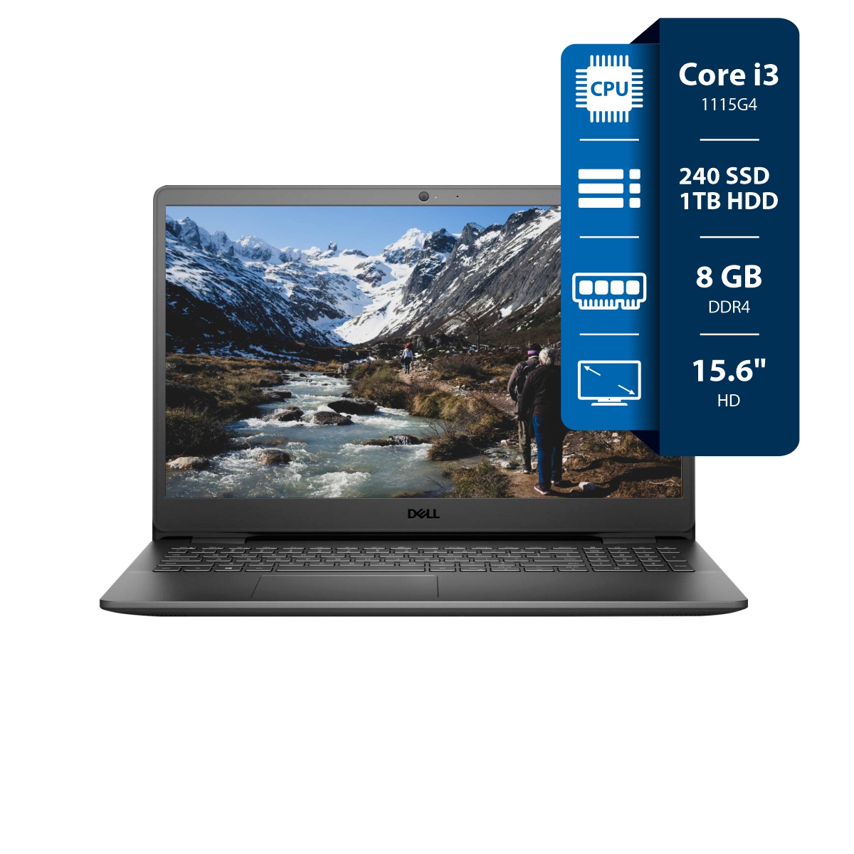 Notebook Dell Inspiron I3 11va - 8GB - 240SSD - 1TB - 15,6