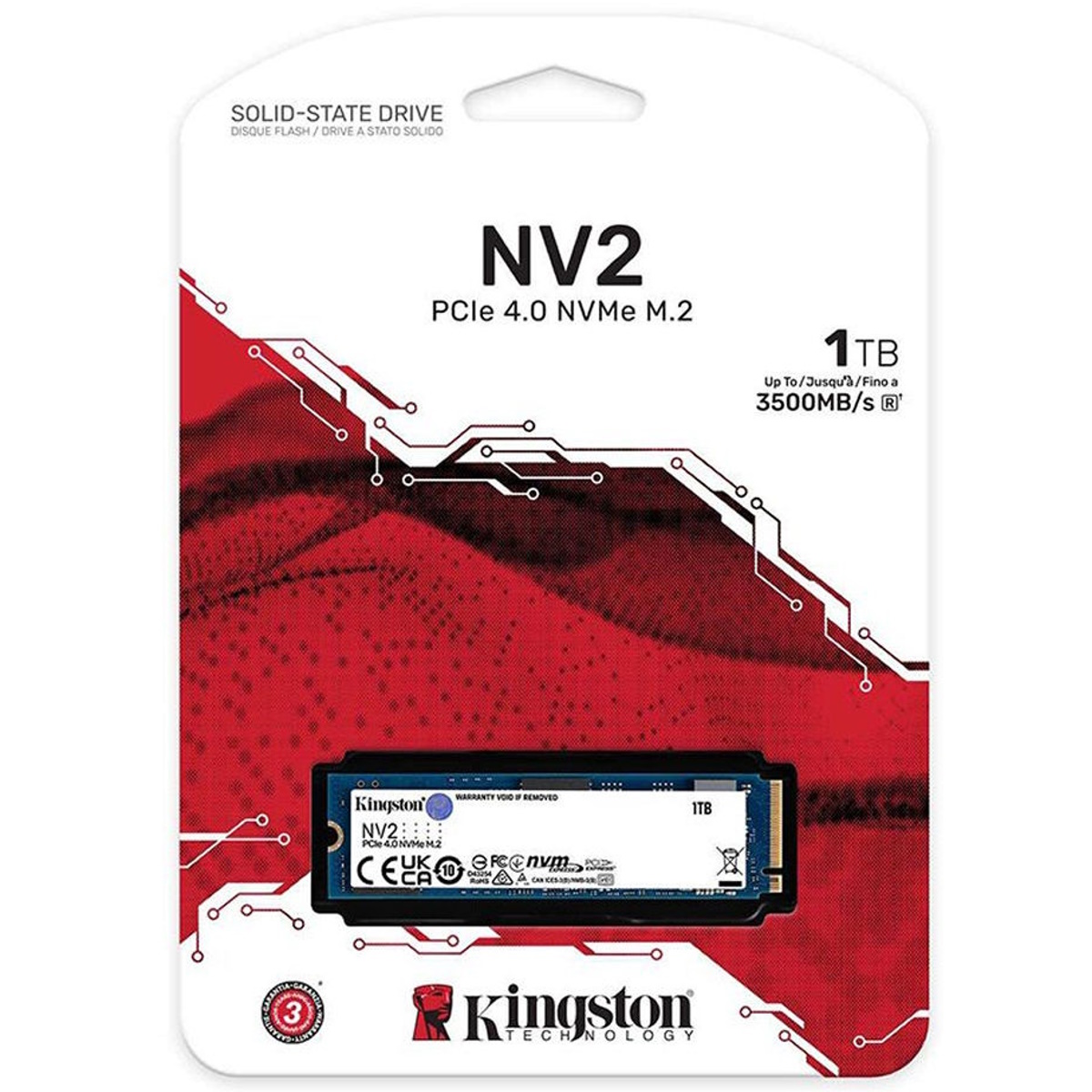 Disco Solido SSD M.2 NVMe PCIe 1TB Kingston