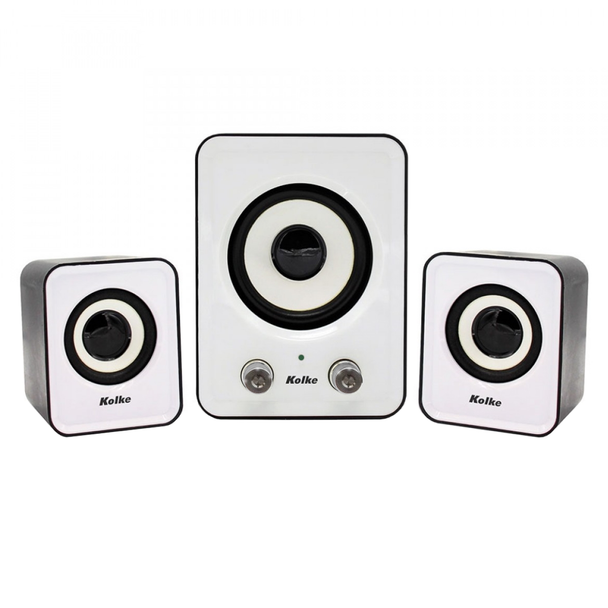 Parlante Pc 2.1 Kpc-046 Blanco kolke