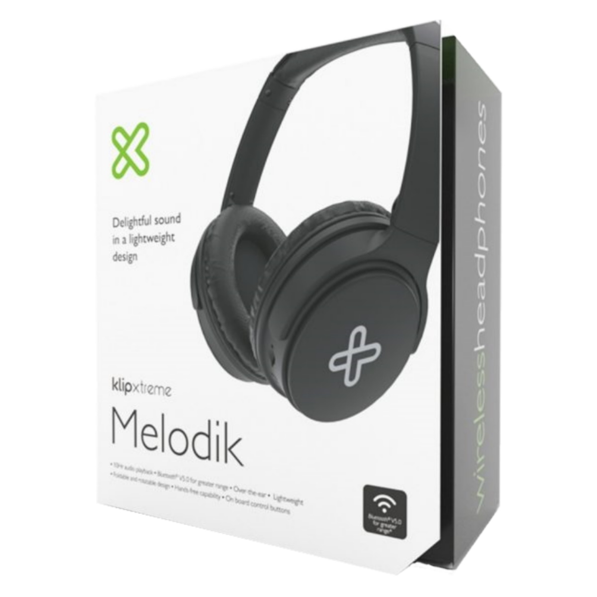 Auriculares Bluetooth Vincha Melodik Negro KlipXtreme