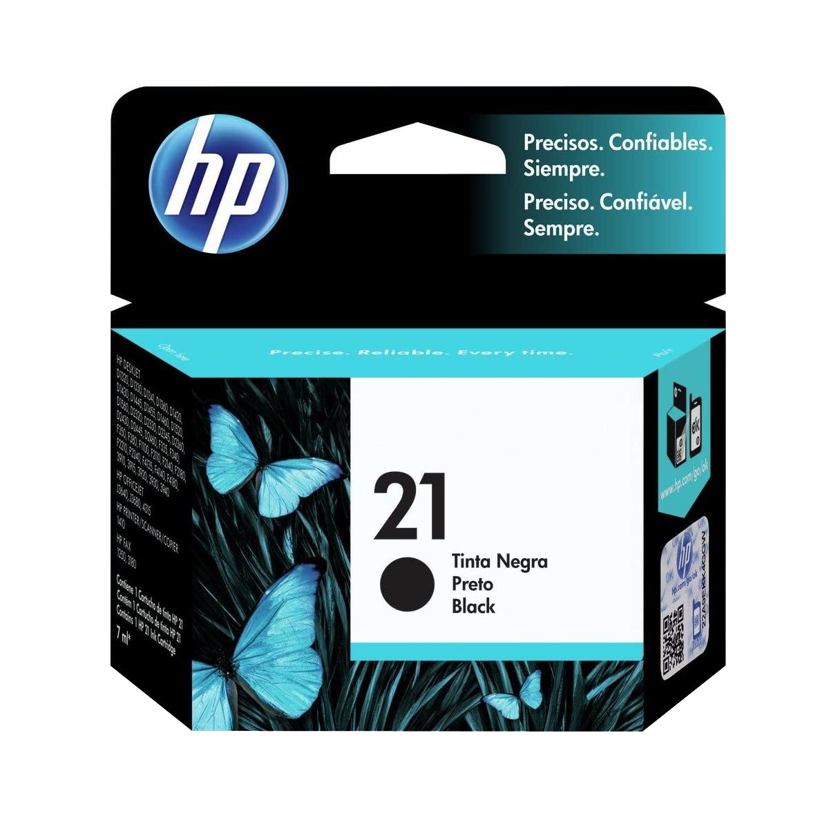 Cartucho HP 21 Negro Original