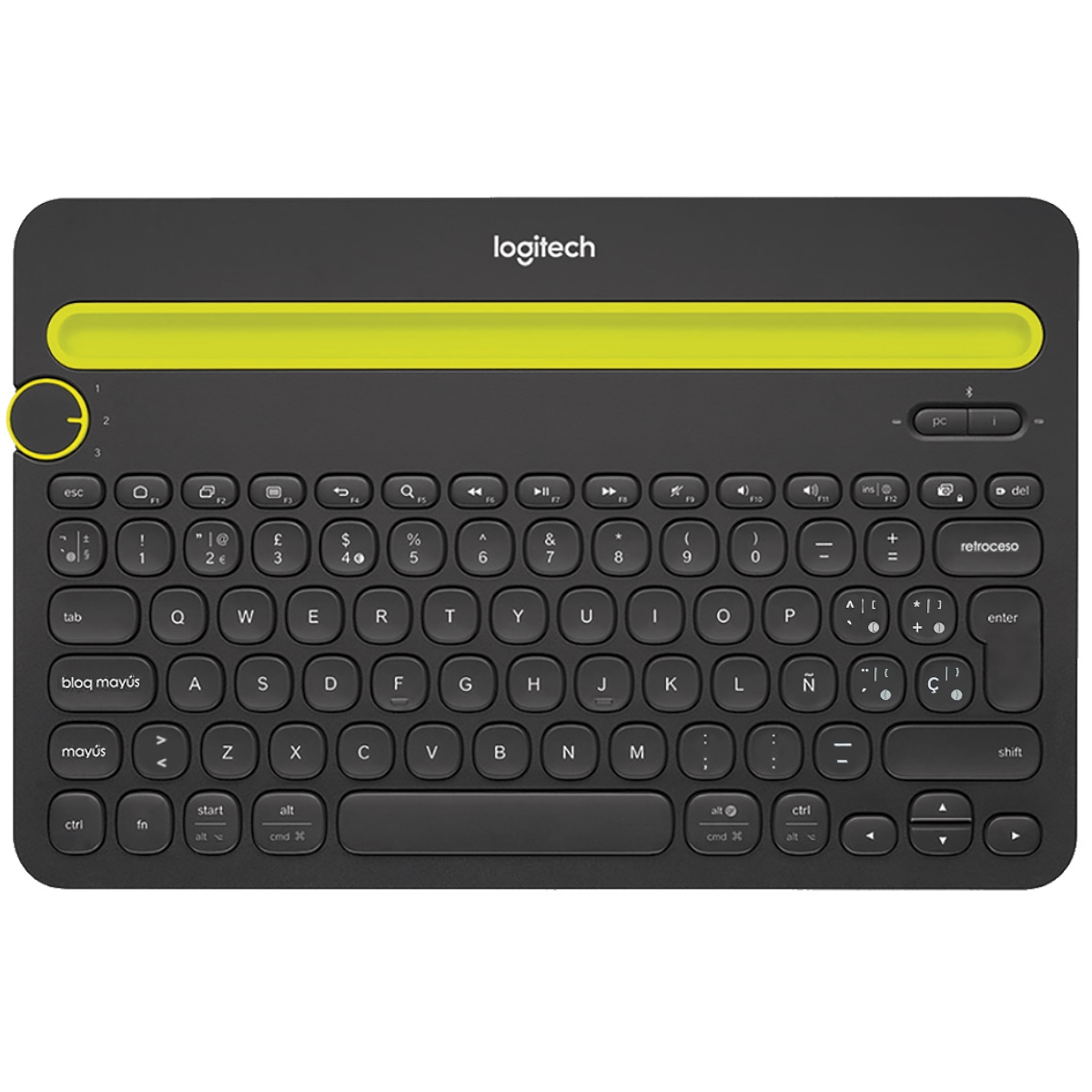 Teclado Bluetooth K480 Negro Español Logitech