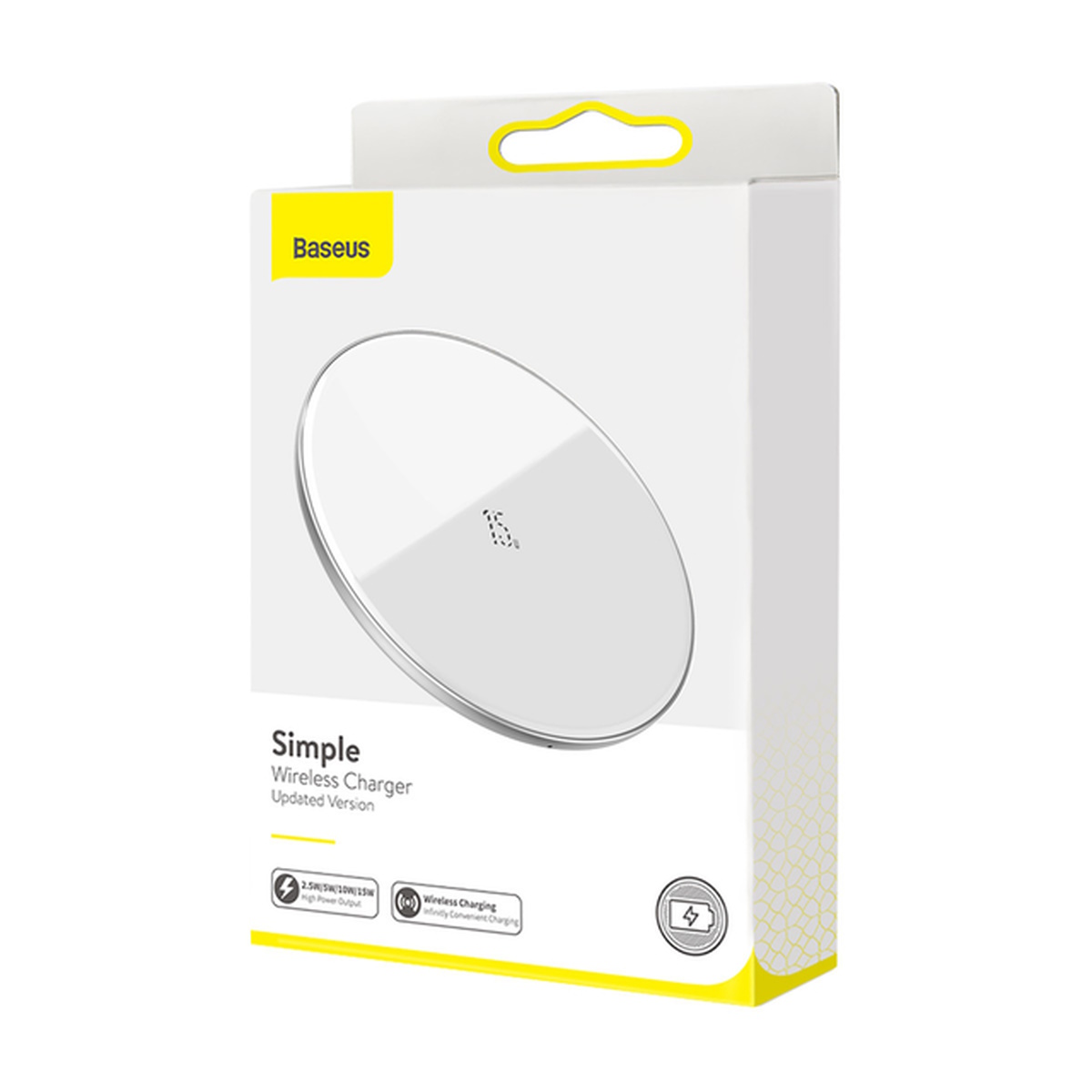 Cargador Inalambrico Celular Blanco BaseUs