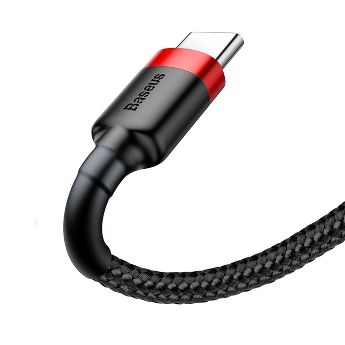 Cable USB C a USB 1m 3A Red Black BaseUs