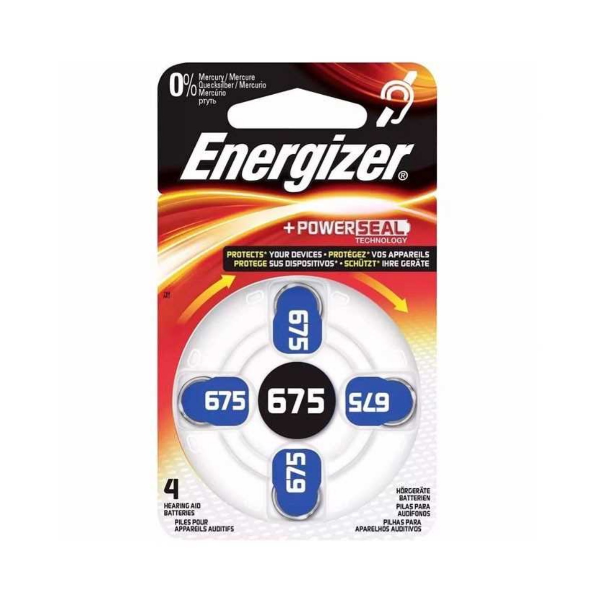 Pila AZ 675 Energizer (Unidad)