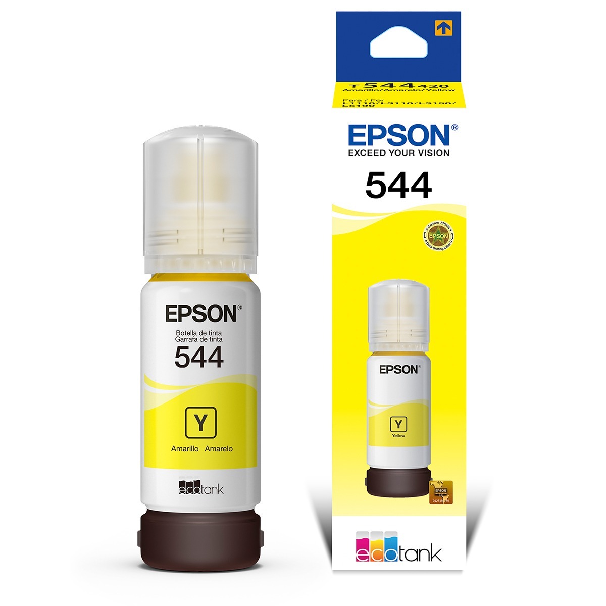 Tinta Epson L3110 544 Ecotank Yellow Original