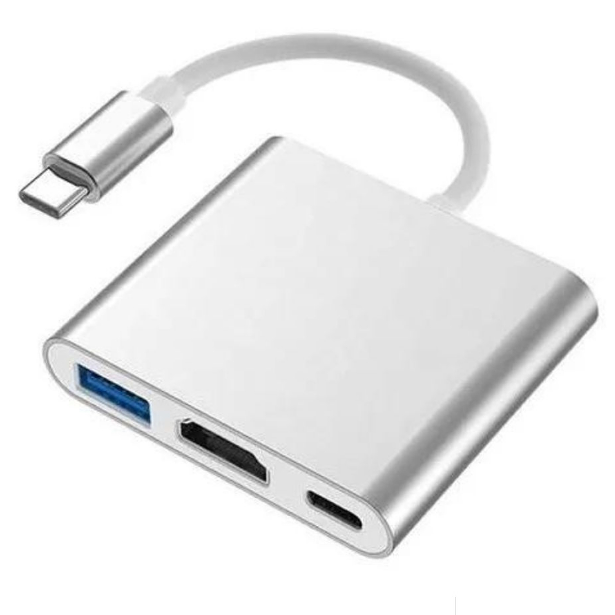 Adaptador Tipo-C a USB3.0 + HDMI + Tipo-C NM-TYPE Netmak