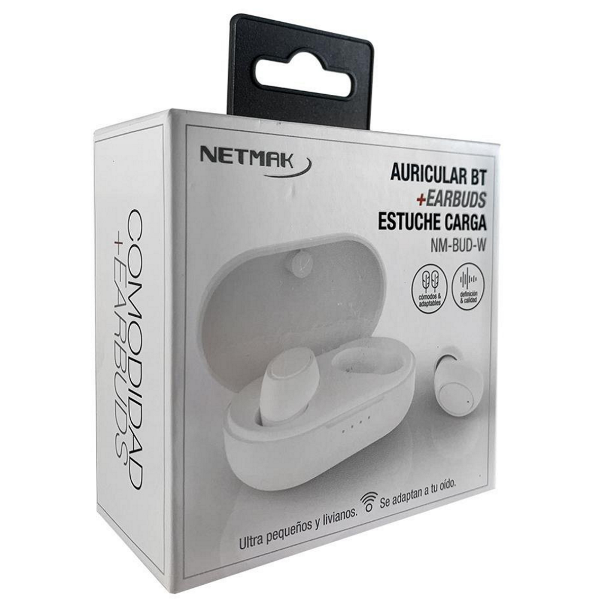 Auriculares Bluetooth In Ear BUD Blanco Netmak
