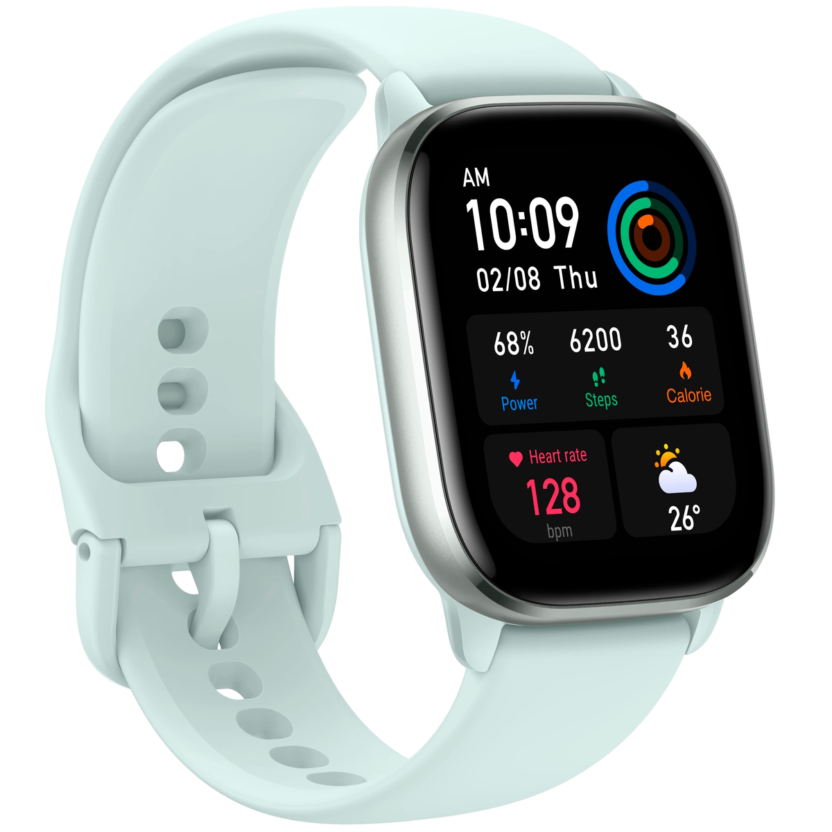 SmartWatch GTS 4 Mini Mint Blue Amazfit