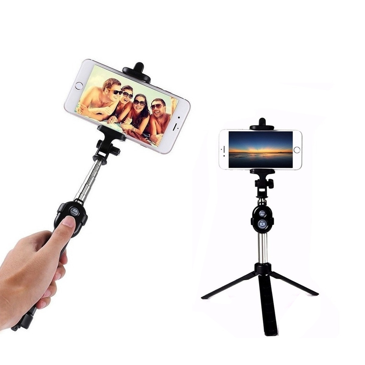 Palo Selfie C/ Control Bluetooth + Tripode