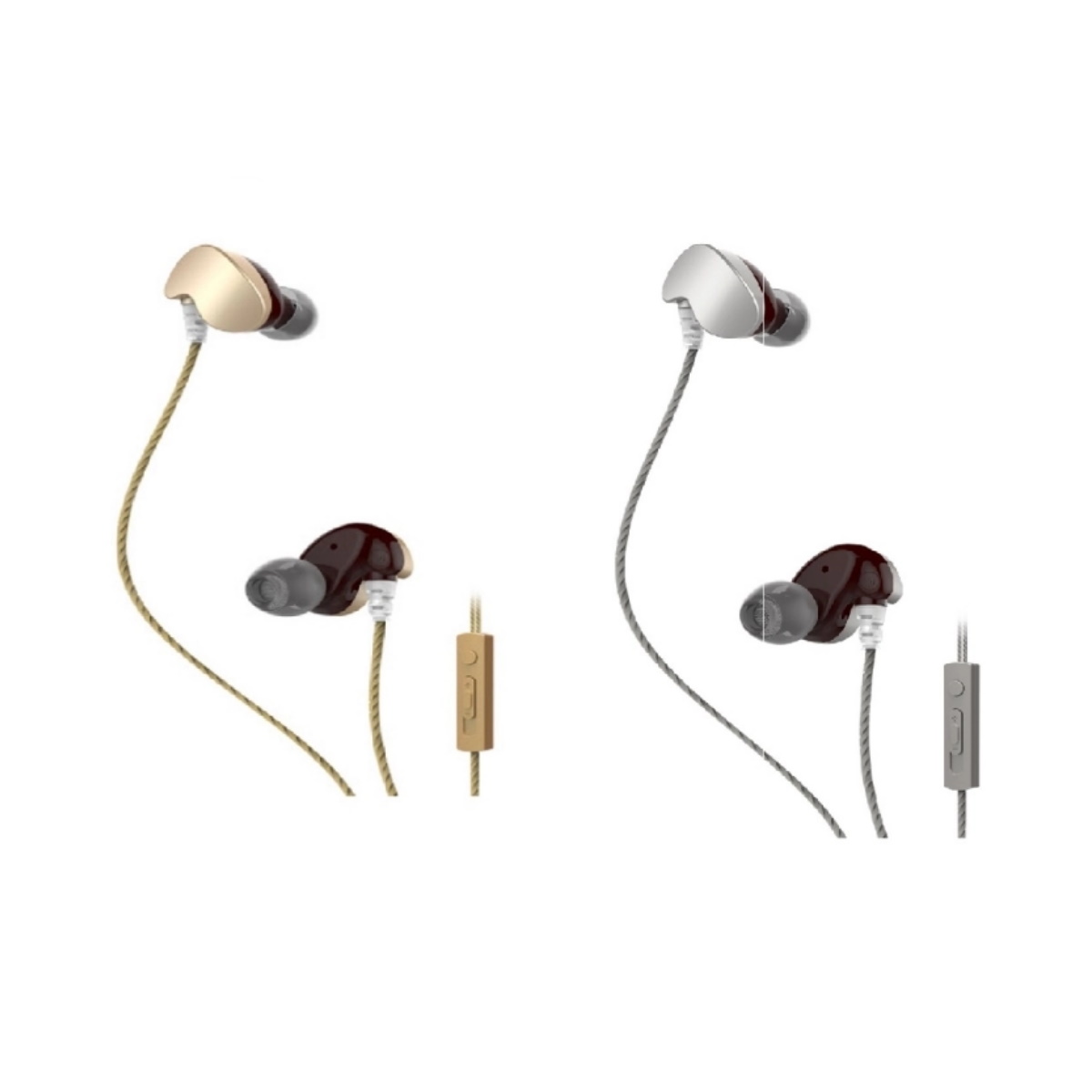 Auriculares In Ear Active Metalic Koa-304 Plata Kolke