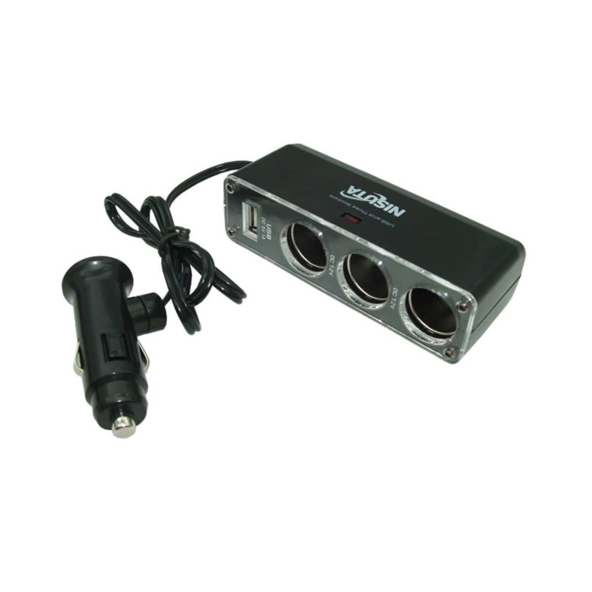 Multiplicador Entradas 12v Auto Ns-co13u Nisuta