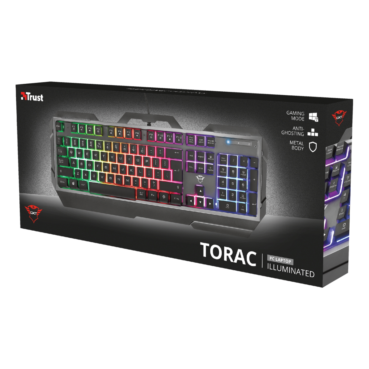 Teclado Gamer Retroiluminado Gxt 856 Torac Trust