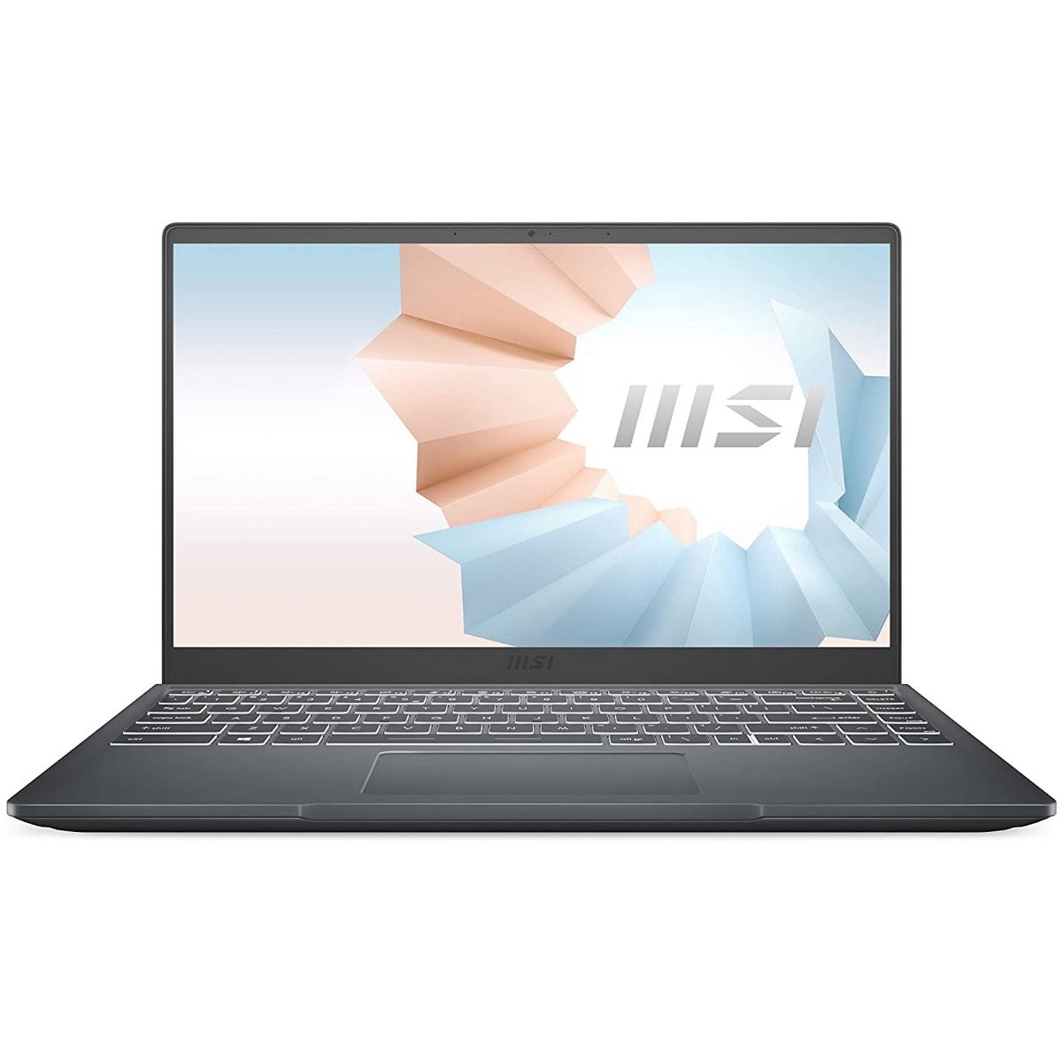 Notebook MSI Modern 14 B11MOU - I7 1195G7 - 8GB - 512GB SSD - 14” FHD - Teclado Retroiluminado - Carbon Gray + W10