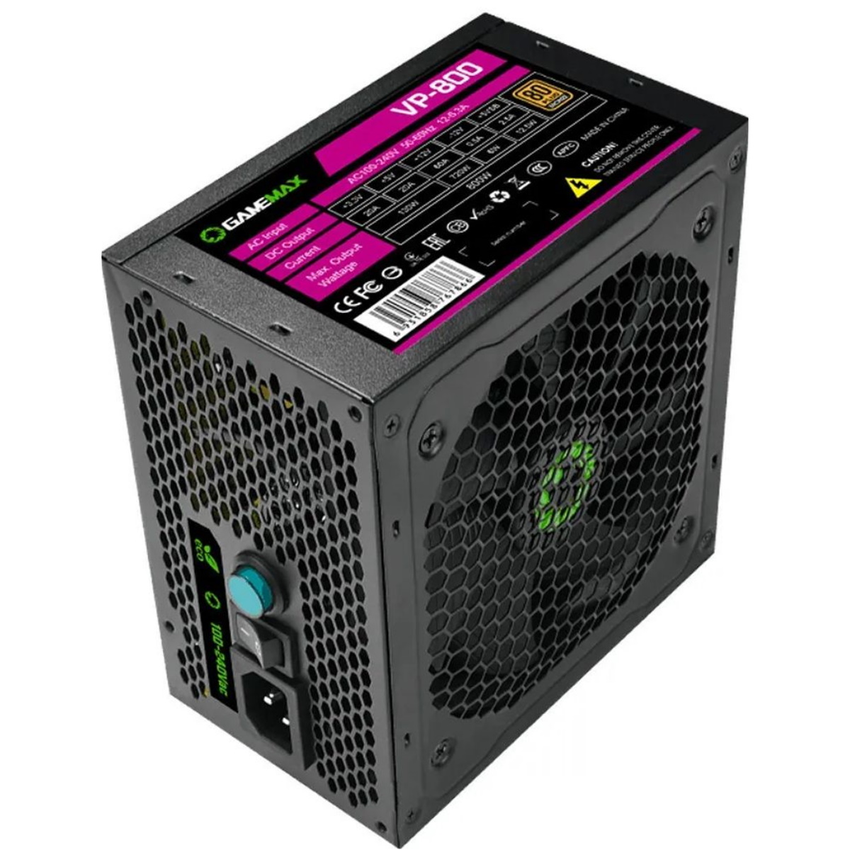 Fuente 800W VP-800 80 Plus Bronze Gamemax