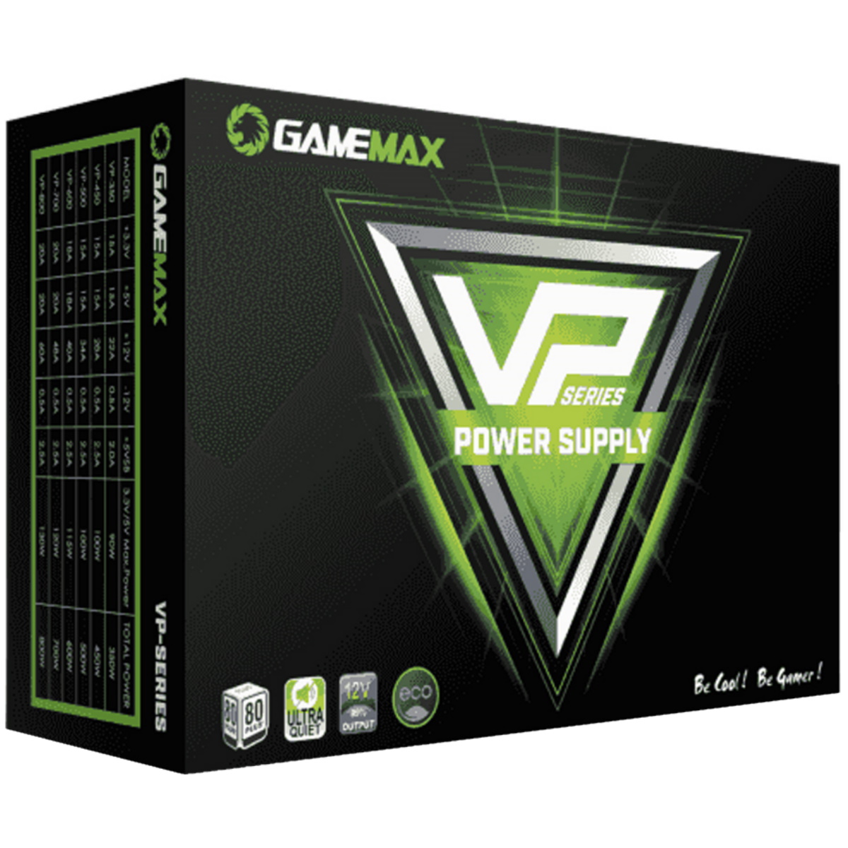 Fuente 800W VP-800 80 Plus Bronze Gamemax