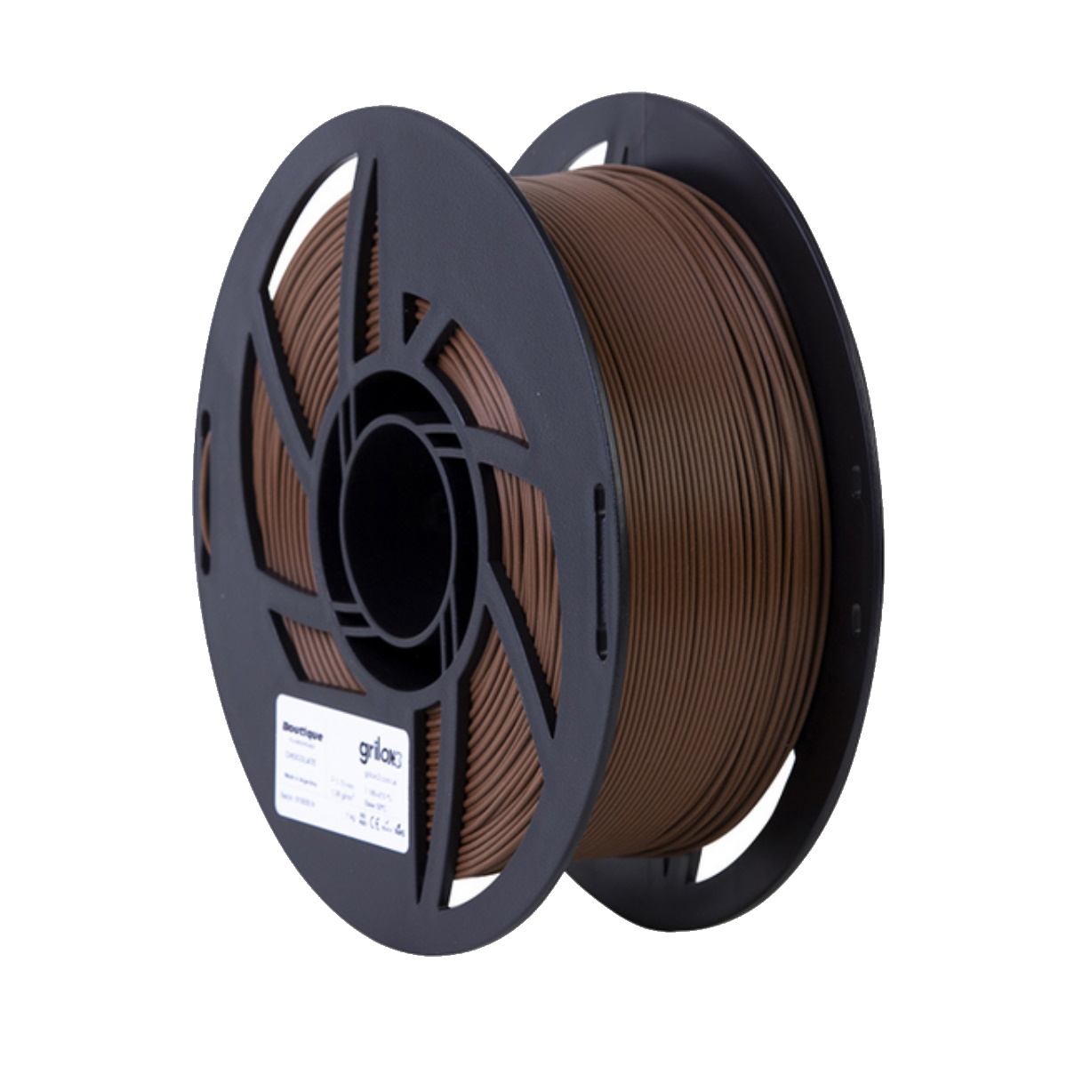 Filamento Pla Boutique Chocolate 1.75mm 1Kg Grilon3
