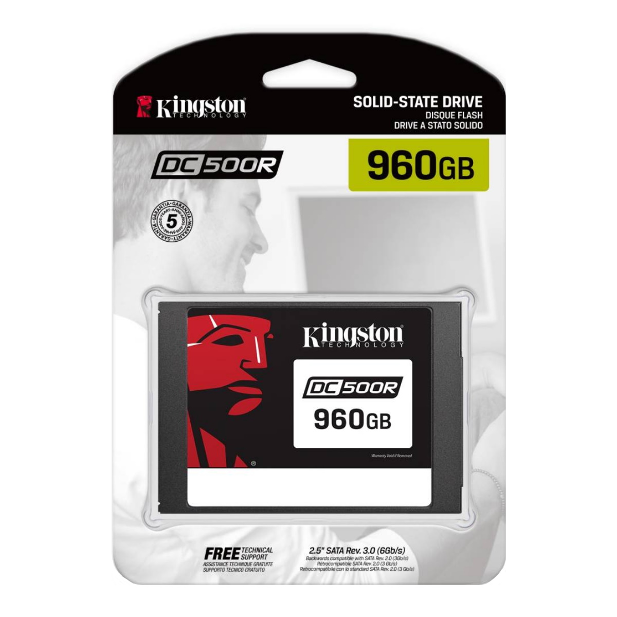 Disco Solido SSD 960GB DC500R Kingston