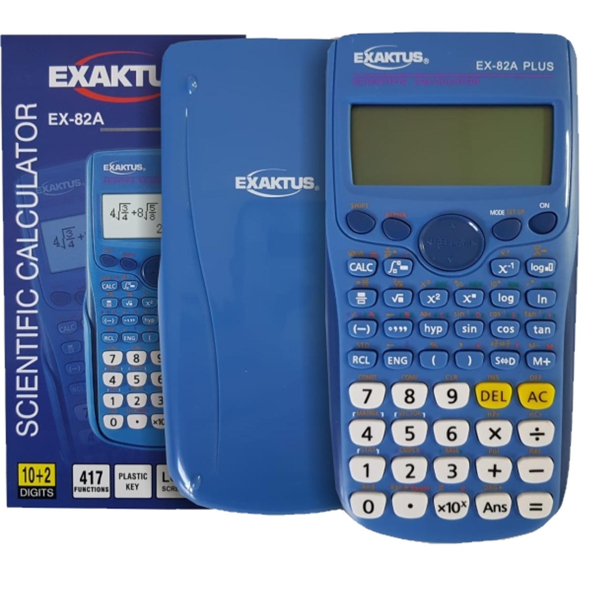 Calculadora Cientifica EX-82A PLUS AZUL Exaktus