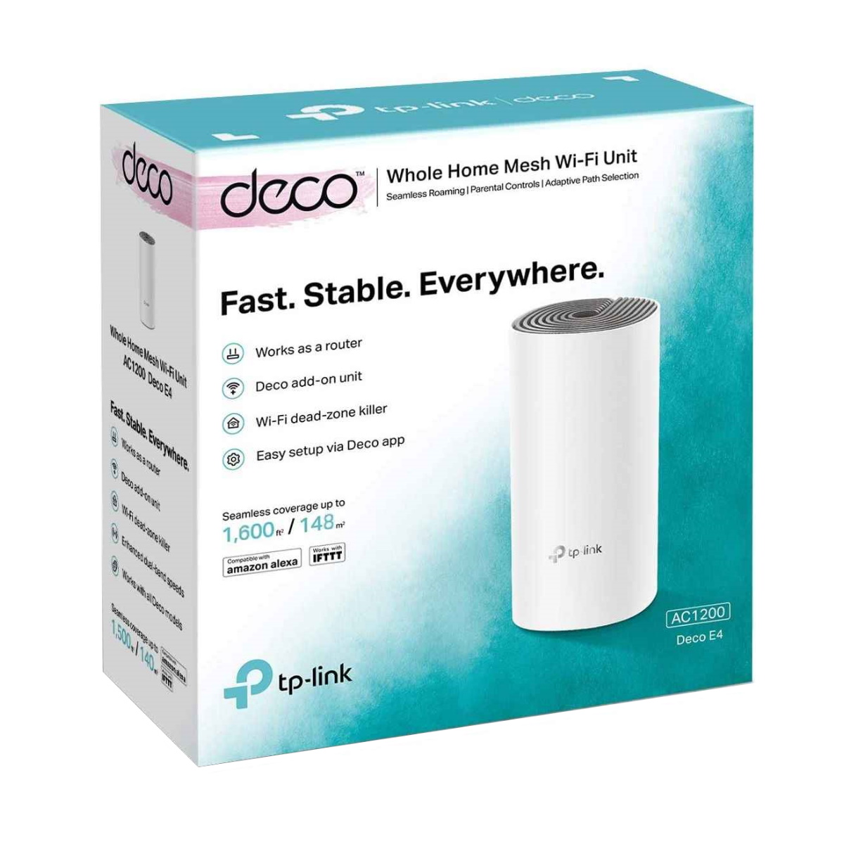 Sistema Wifi Deco E4 Pack 1 Mesh Ac1200 Tp-Link