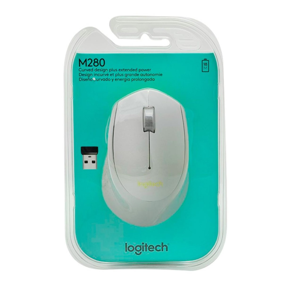 Mouse Inalambrico M280 Gris Logitech