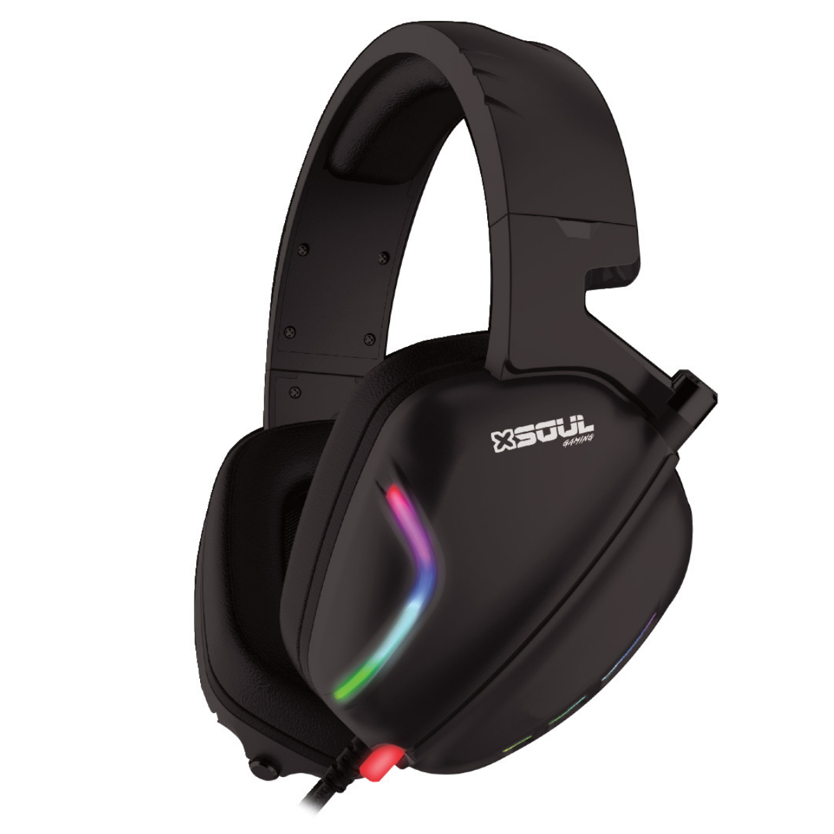 Auriculares Gamer Cable Vincha Future XH150 RGB Negro Soul
