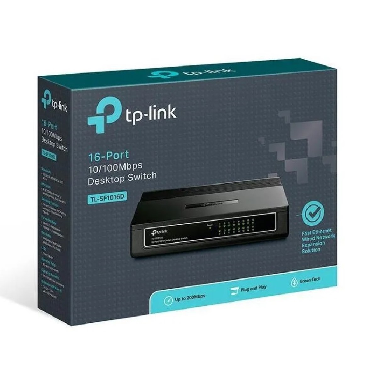 Switch 16p Puertos Tl-sf1016d Desktop Tp-link