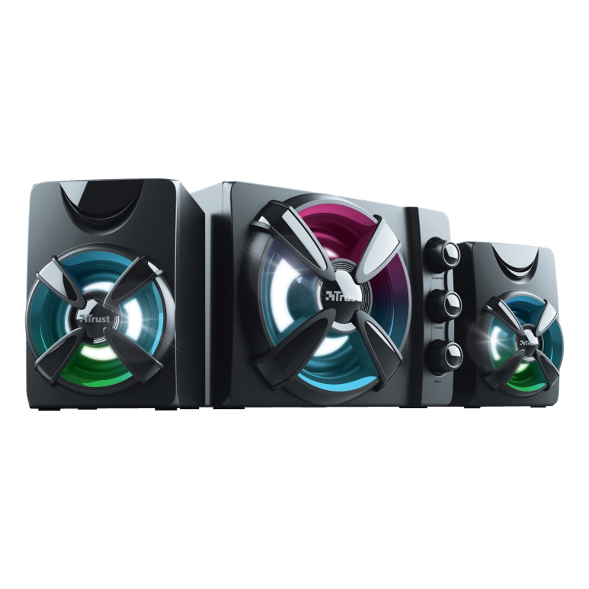 Parlante Pc Gamer Usb 2.1 RGB Ziva 22W Trust