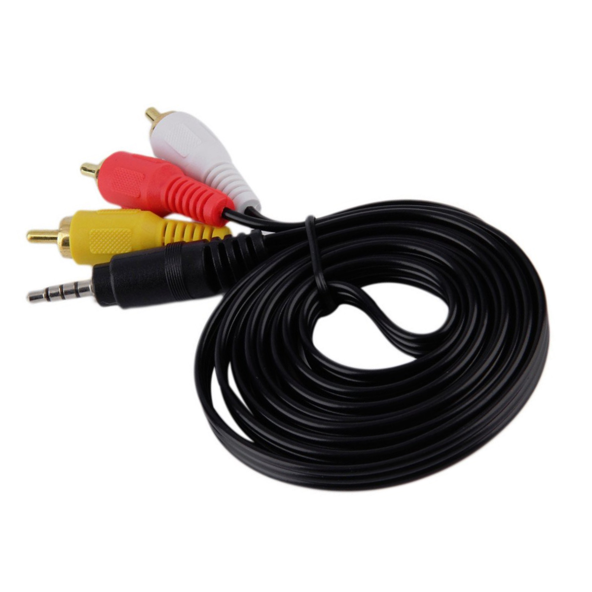 Cable Audio Auxiliar Plug 3.5mm a 3 RCA 5M Ditron