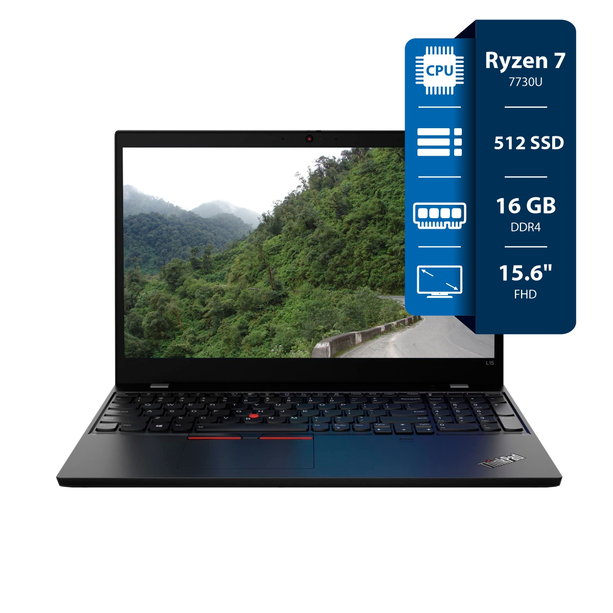 Notebook Lenovo ThinkPad L15 Ryzen 7 7730U 16GB 512GB SSD 15.6