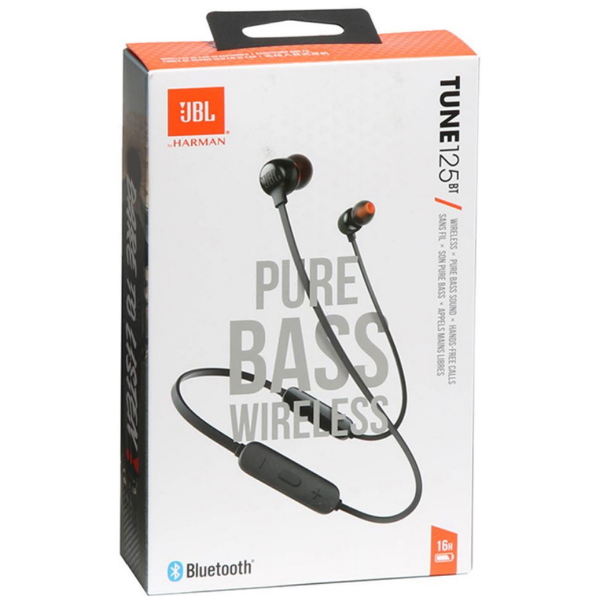 Auriculares Bluetooth In Ear Tune 125 Negro Jbl