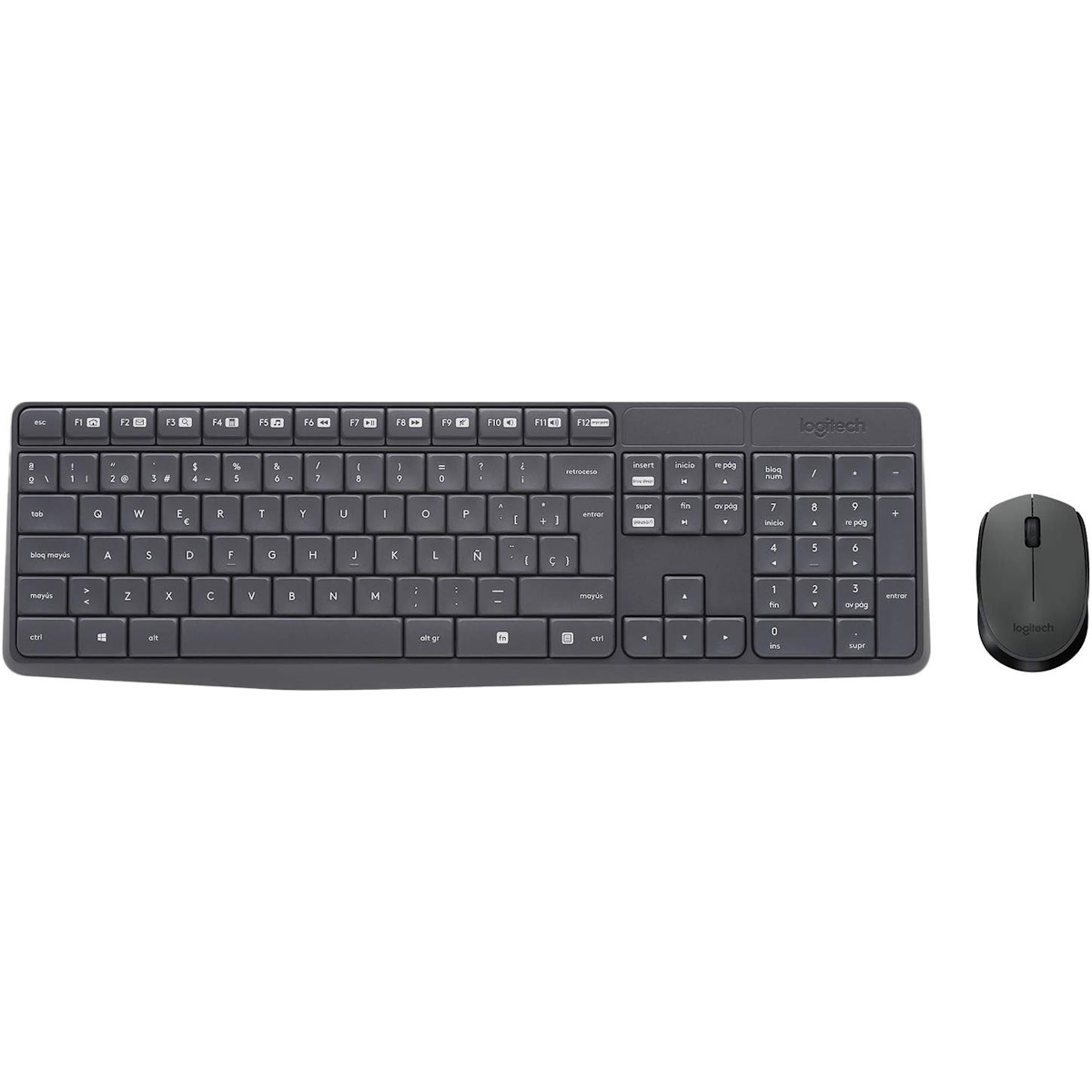 Kit Teclado Mouse Inalambrico Mk235 Español Logitech