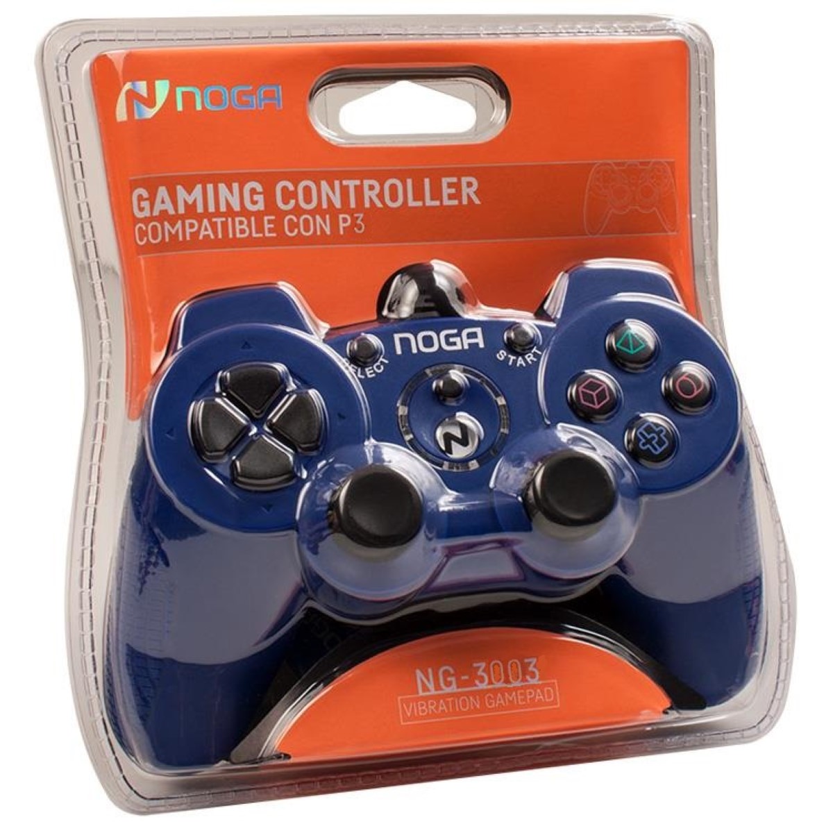 Joystick PS3 Cableado NG-3003 Azul Noga