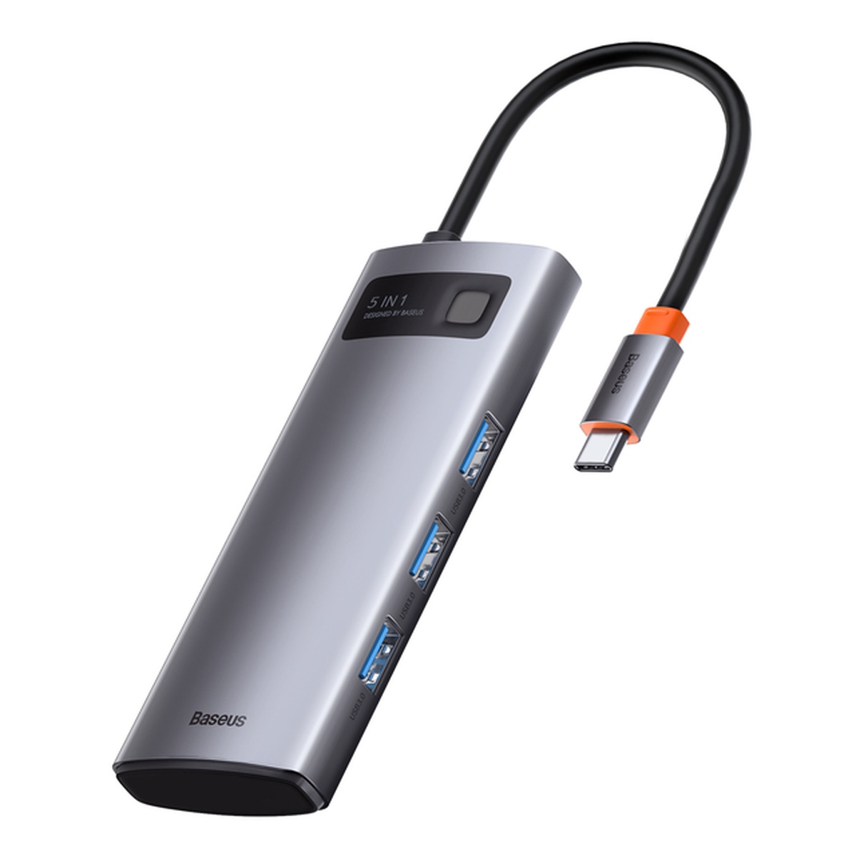 Hub USB C a USB 3.0 + HDMI 5 Puertos BaseUs