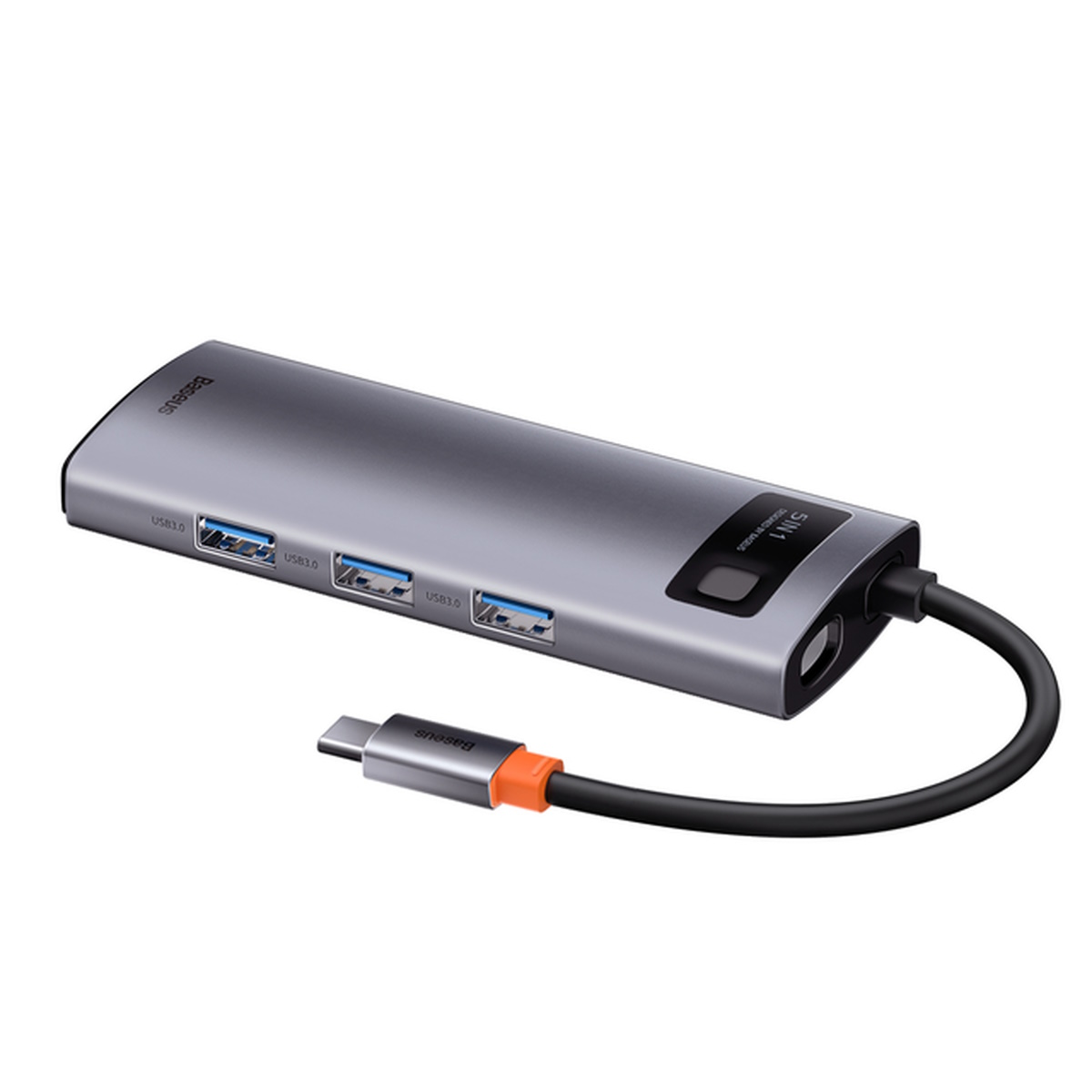 Hub USB C a USB 3.0 + HDMI 5 Puertos BaseUs