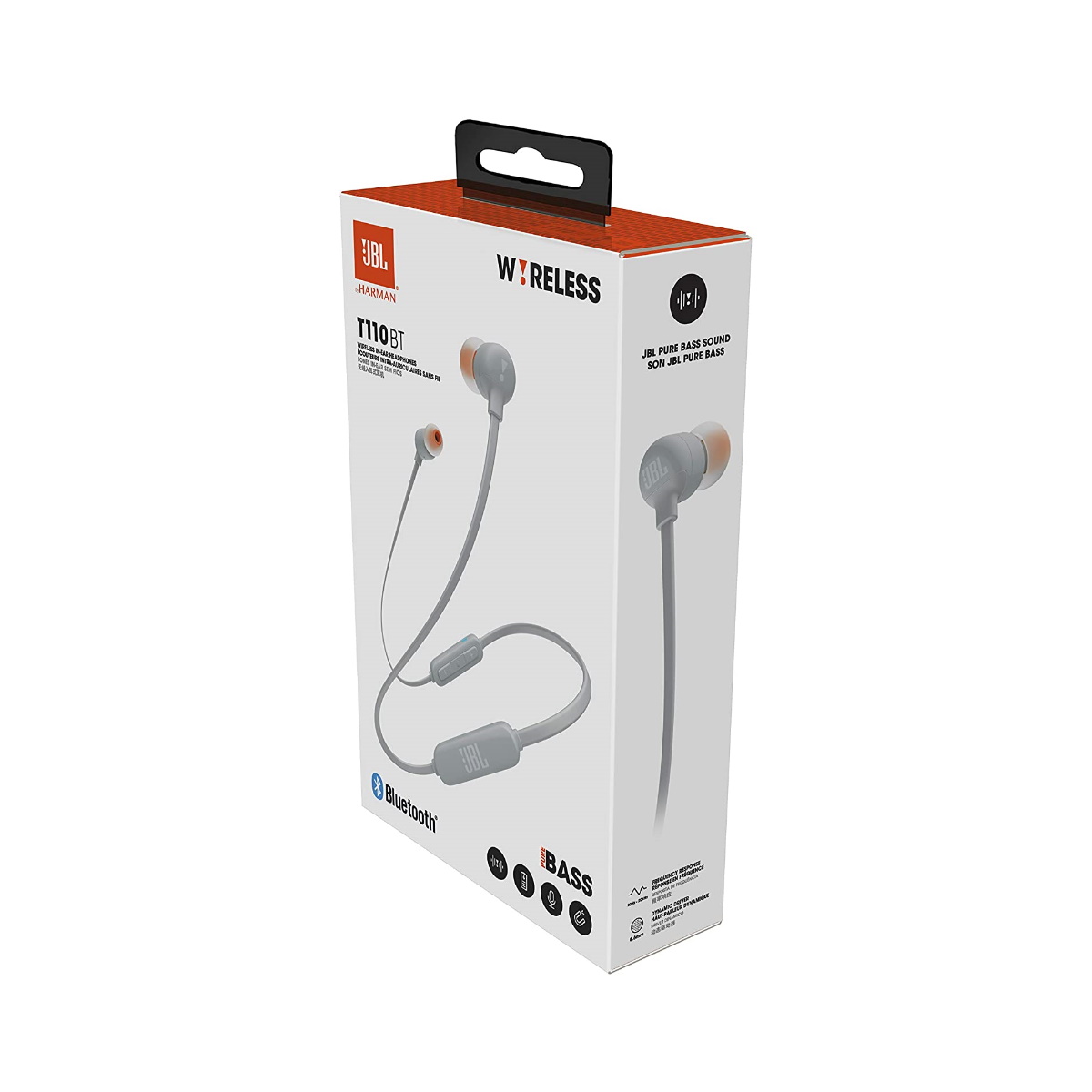 Auriculares Bluetooth In Ear Tune 110 Gris Jbl