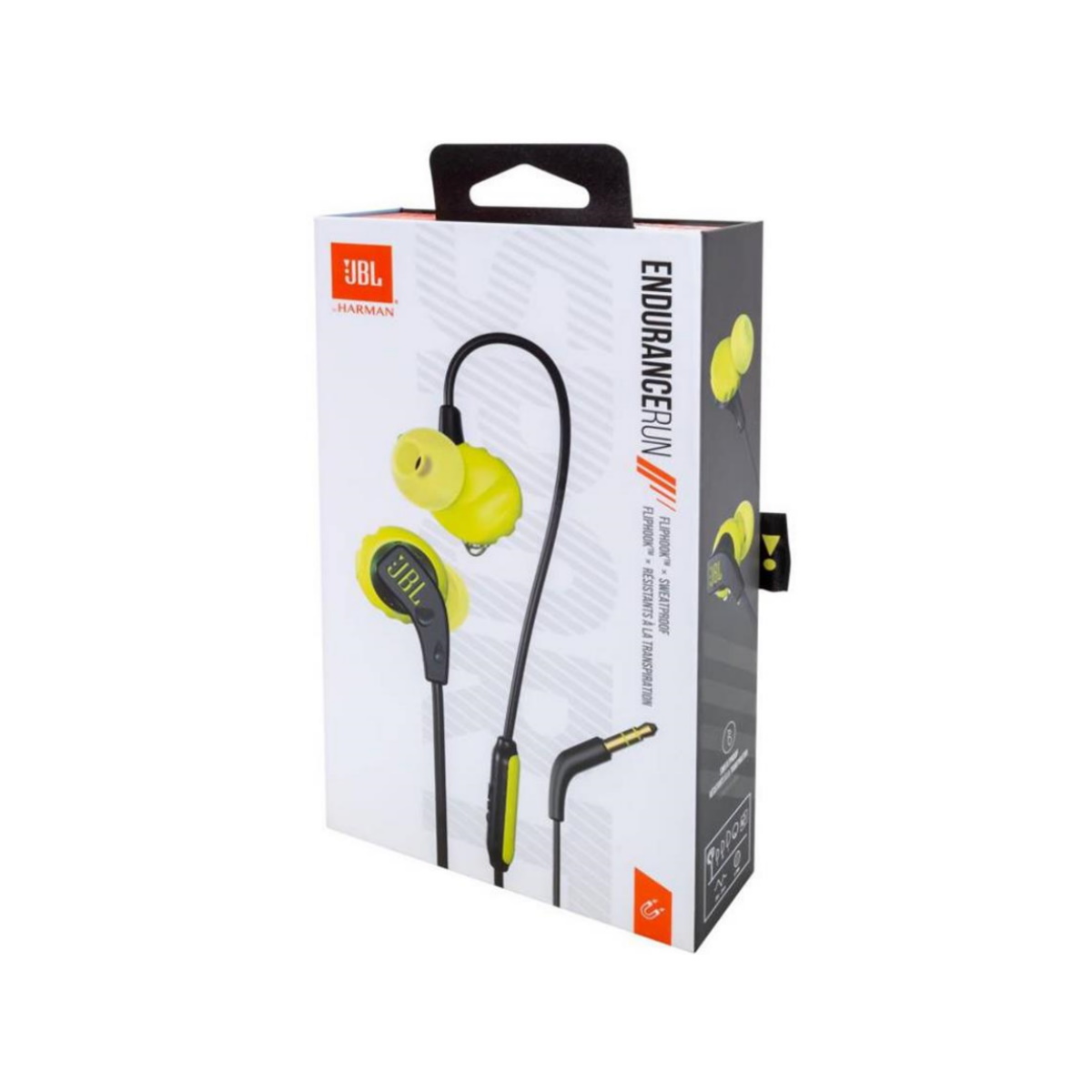 Auriculares Bluetooth In Ear Endurance Run Amarillo y Negro Jbl
