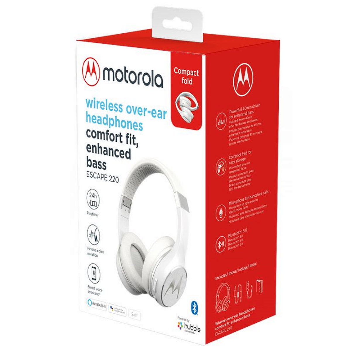 Auriculares Bluetooth Vincha Escape 220 Blanco Motorola