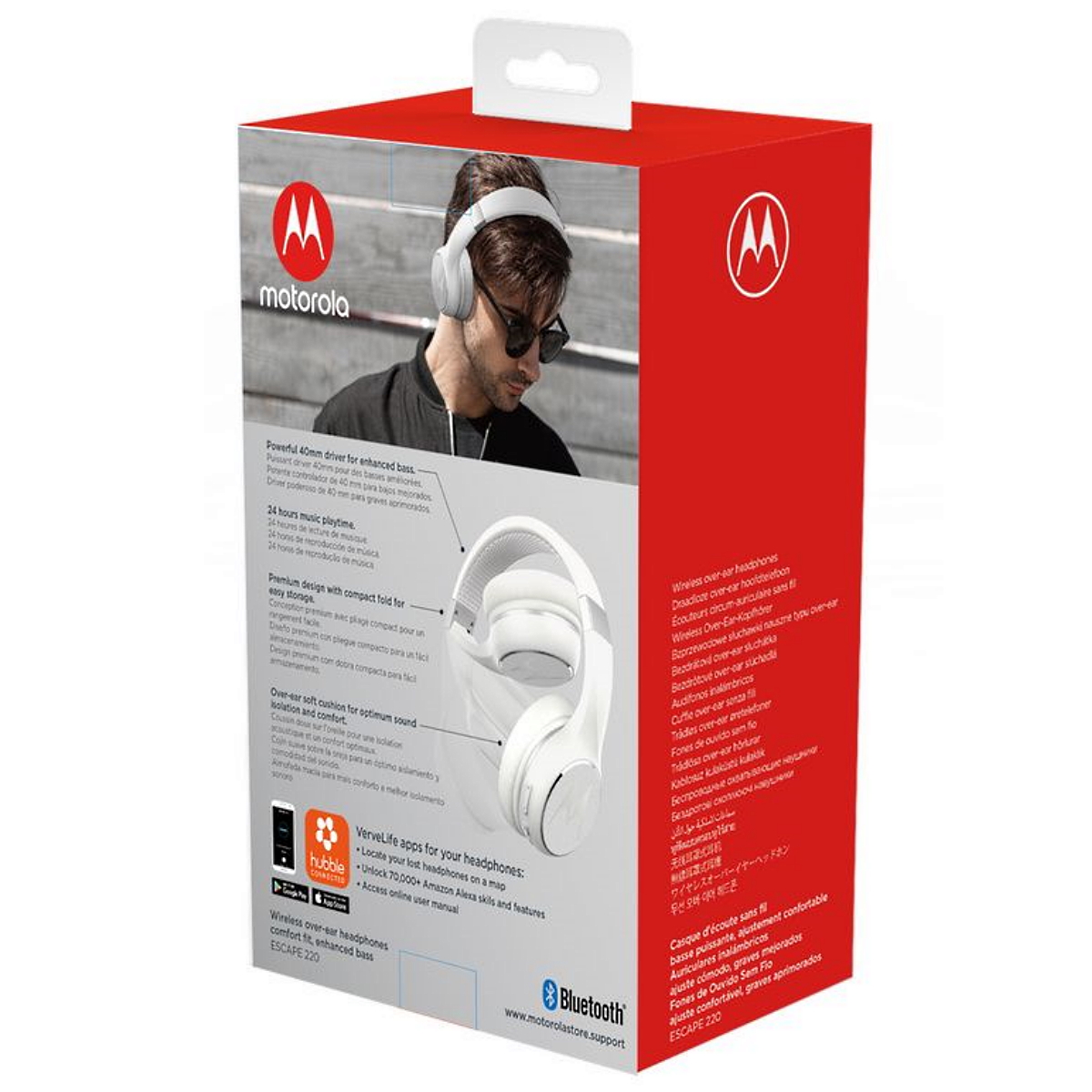 Auriculares Bluetooth Vincha Escape 220 Blanco Motorola