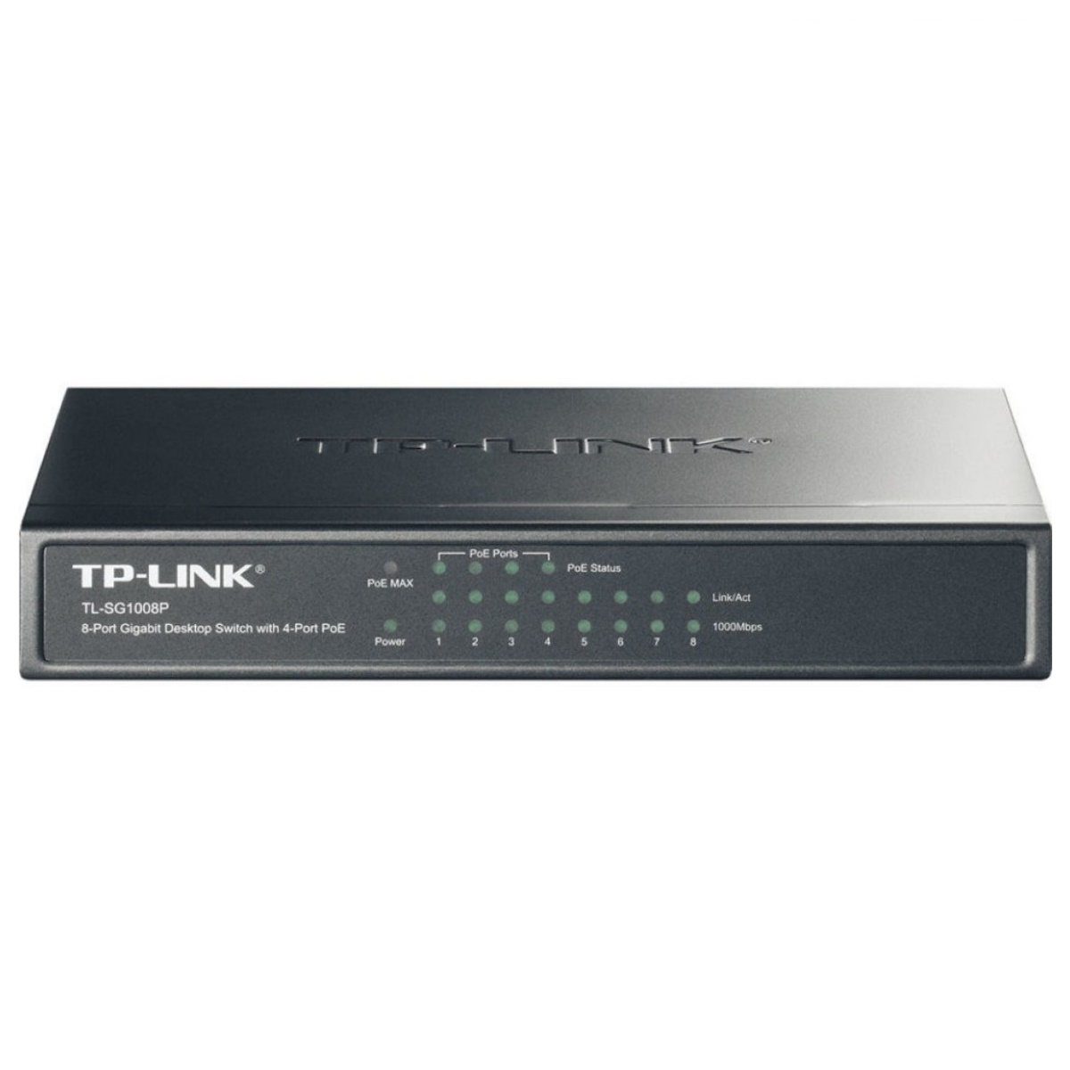 Switch 8p Puertos (4 Poe) Tl-sg1008p Gigabit Desktop Tp-link