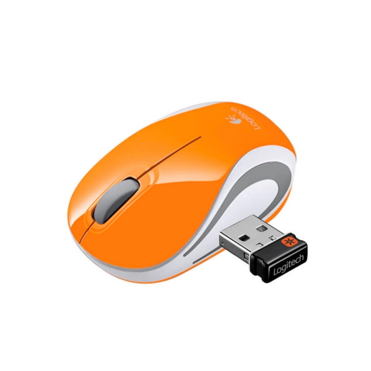 Mouse Inalambrico M187 Naranja Logitech