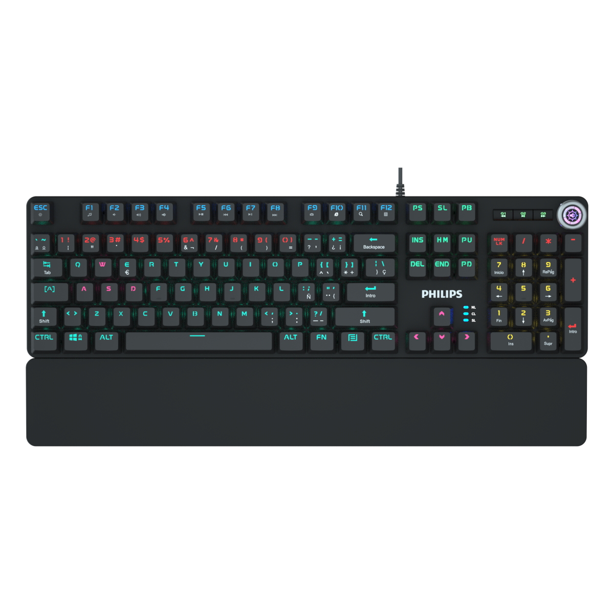 Teclado Mecanico Gamer G605 Switch Blue Philips