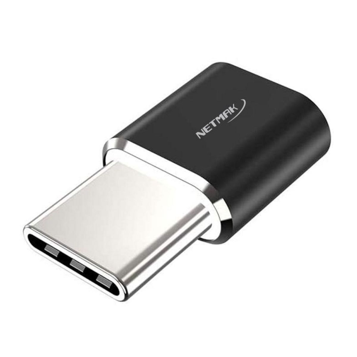 Adaptador OTG MicroUSB h a USB C m Netmak
