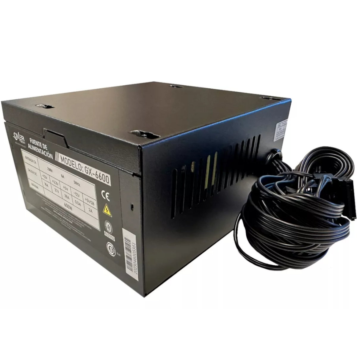 Fuente 600w Gx-6600 OverTech