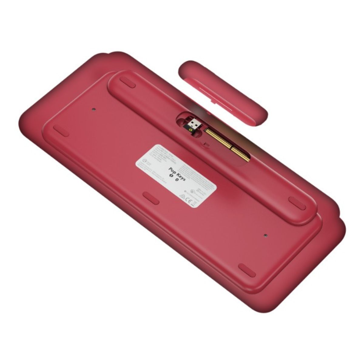 Teclado Mecanico Bluetooth POP Keys Español Heartbreaker Rosa Logitech