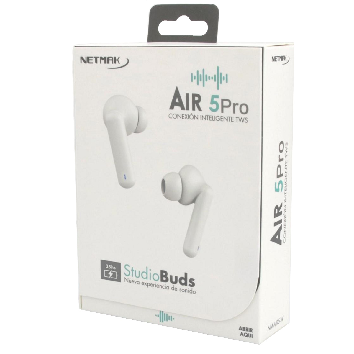 Auriculares Bluetooth In Ear Air 5 Pro NM-AIR5-W Blanco Netmak