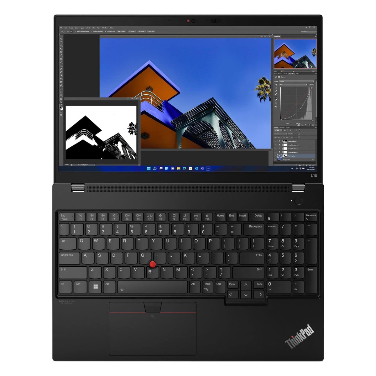 Notebook Lenovo ThinkPad L15 - Ryzen 5 7530U - 8GB - 256GB SSD - 15.6