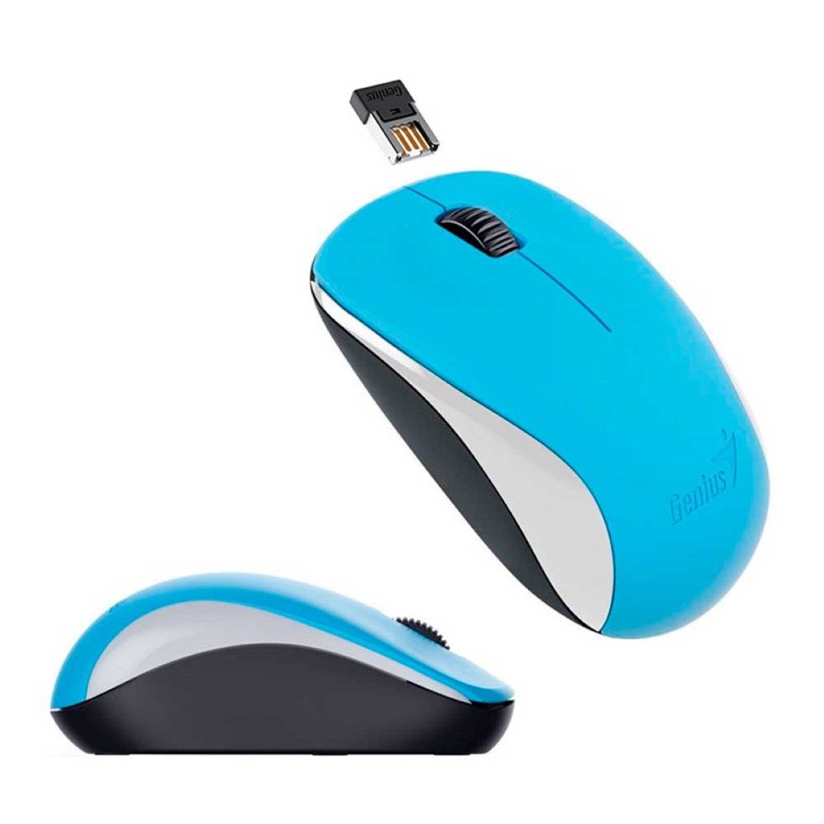 Mouse Inalambrico Nx-7000 1200 Dpi Celeste Genius