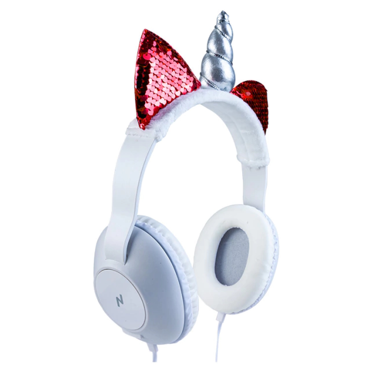 Auriculares Cable Vincha UX-100  Unicornio Rojo Noga